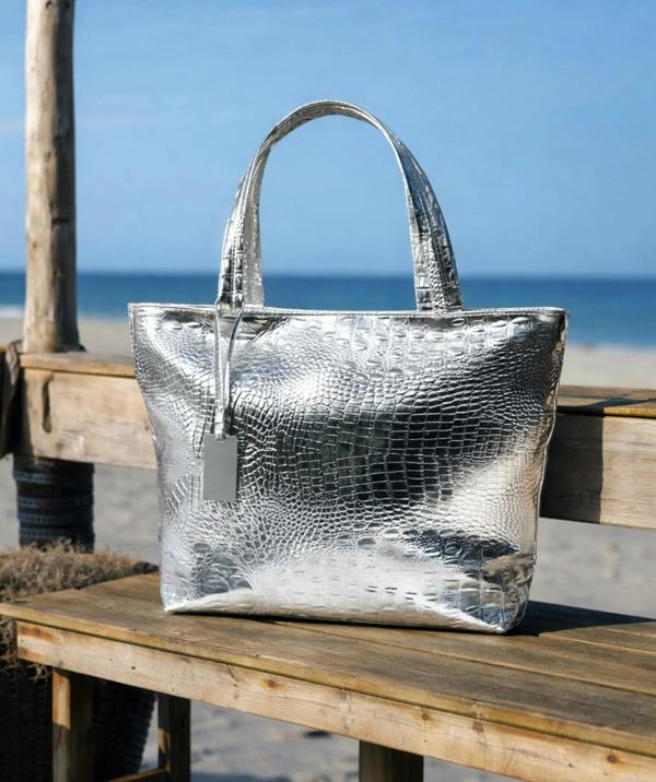 Pia Rossini Reagan - Metallic Tote Bag