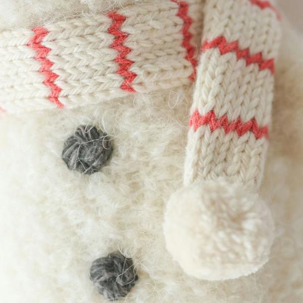 cuddle+kind - Christmas Baby Animal Collection - Baby Snowman - Candy Cane Stripe