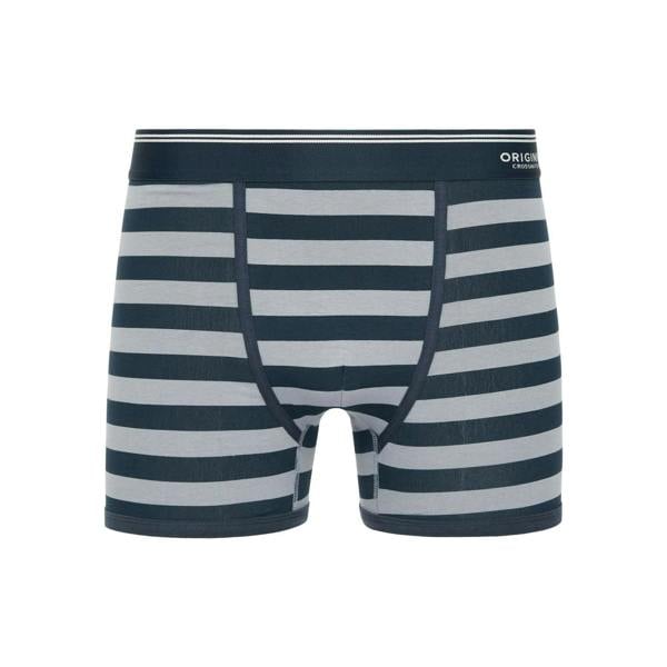 Crosshatch Mens Linatrix Boxer Shorts (Pack of 5) - Blue - 