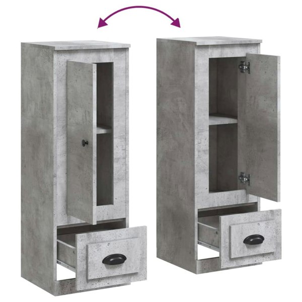 Berkfield Highboard Concrete Grey 36x35.5x103.5 cm Engineered Wood