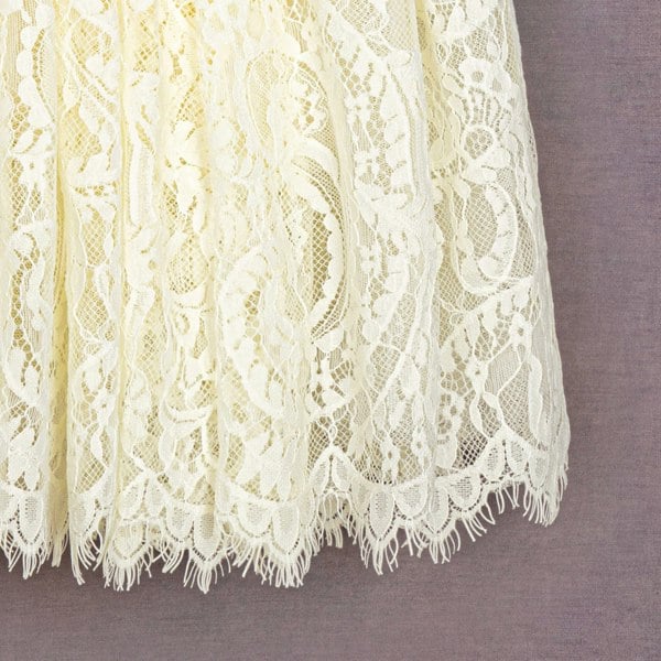close up of lace pattern