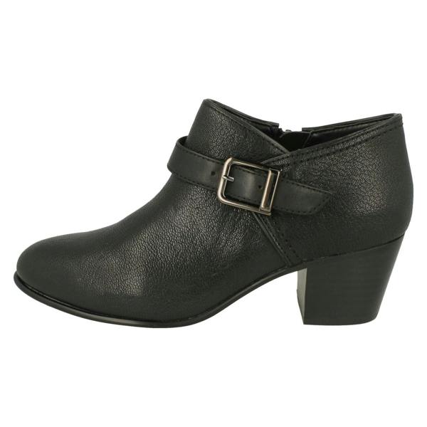 Clarks Ladies Clarks Buckle Detailed Ankle Boots Maypearl Milla