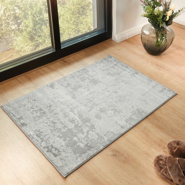 Livabliss Monaco MOC2311 Abstract Grey Ivory Modern Marble Rug - 60 x 90 cm