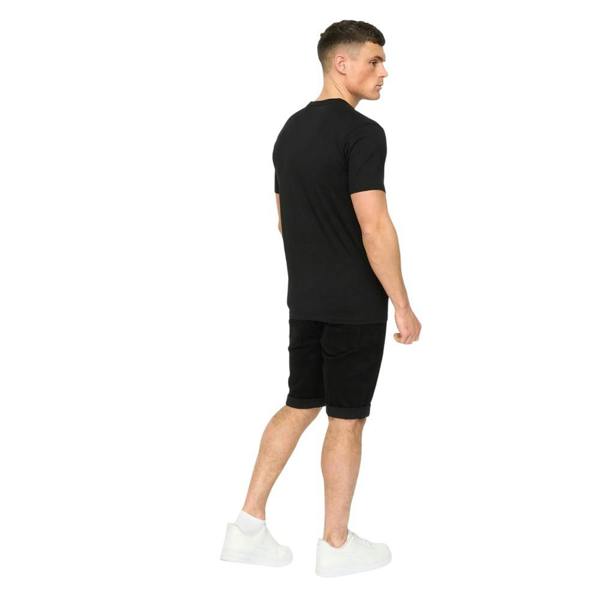 Crosshatch Mens Protrax Cotton T-Shirt - Black - 