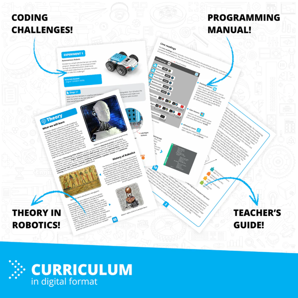 Engino GINOBOT Advanced Edition (with ultrasound and rechargeable battery and PCB adaptor plate - in carton box)