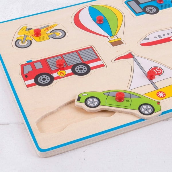 Bigjigs Toys Lift Out Puzzle - Transport