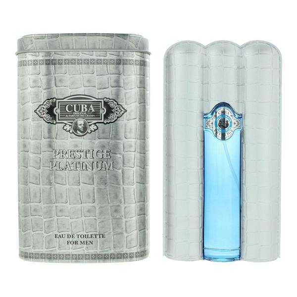 Cuba Prestige Platinum For Men Eau de Toilette 90ml Spray for Him