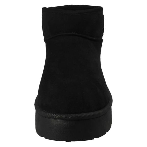 Spot On Ladies Spot On Wide Fit Ankle Boot Slippers F4472