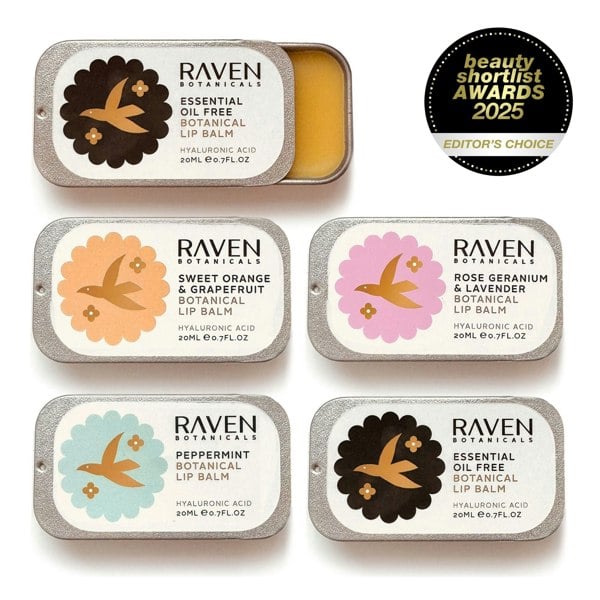 Raven Botanicals Botanical Lip Balms Set