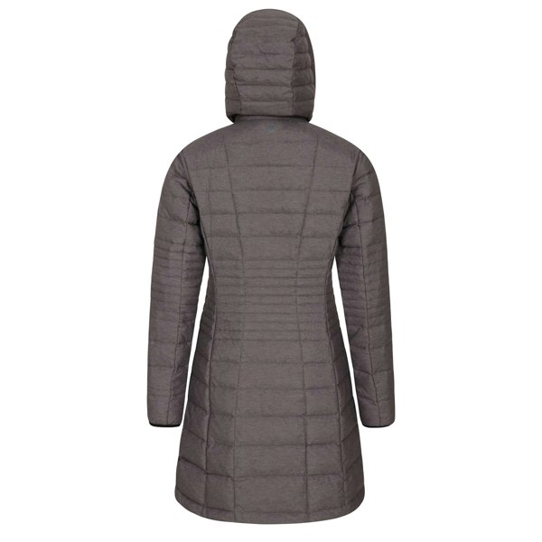 Mountain Warehouse Womens/Ladies Furnace Down Long Length Padded Jacket - Dark Grey