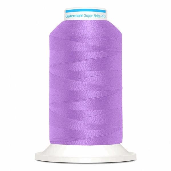 Gutermann Super Brite Polyester 40 Embroidery Thread 1000m Polyester Thread Suitable For Embroidery