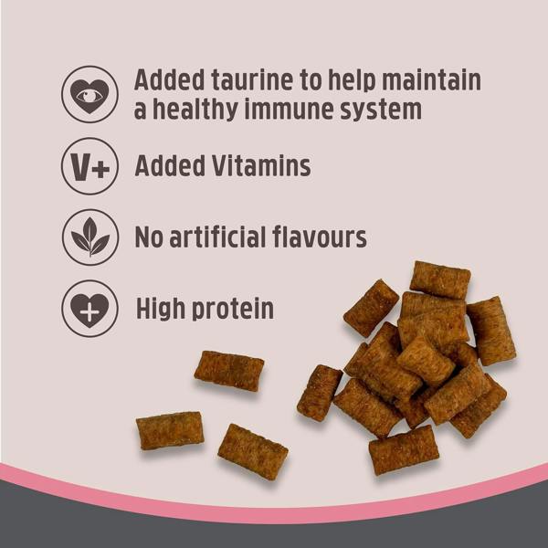 Rosewood Salmon Crunchy Cushions Cat Treats 60g