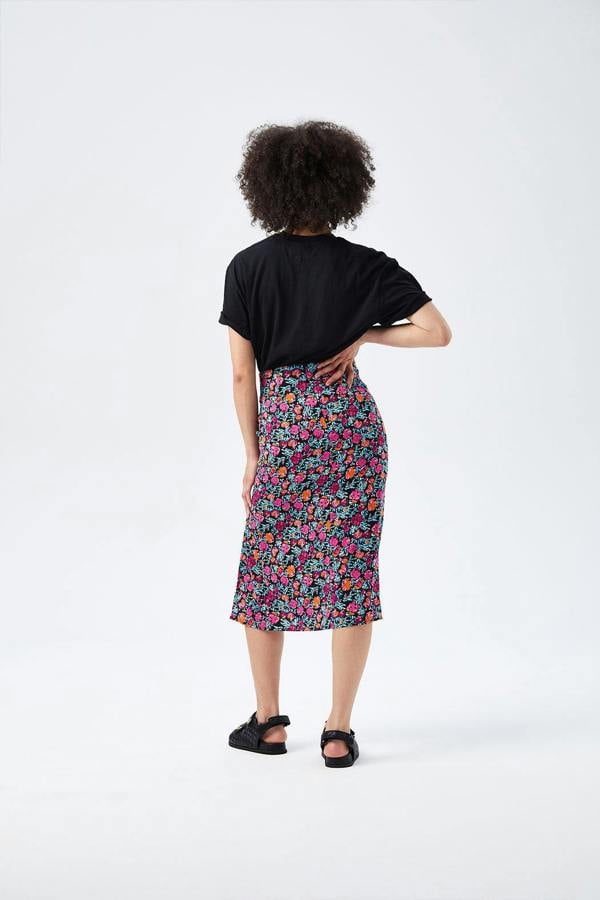 Urban Bliss Floral Sheered Midi Skirt