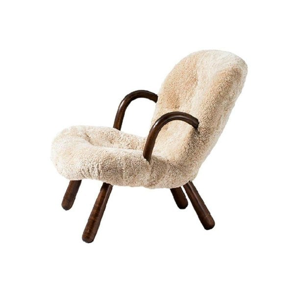 Classic Sheepskin Clam Armchair, Boucle-Weilai Concept-Weilai Concept