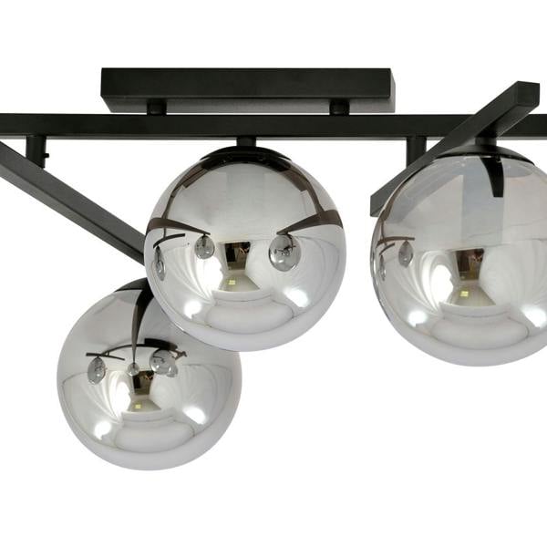 Emibig SMART Ceiling lamp  4 x E14 Black with Graphite Shade