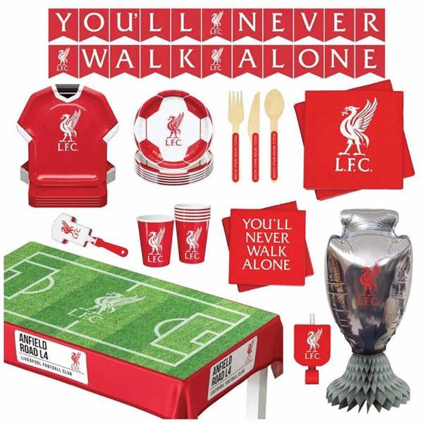 Liverpool FC All in One Party Box Set, Kitchen Accessories, Sports, Gift