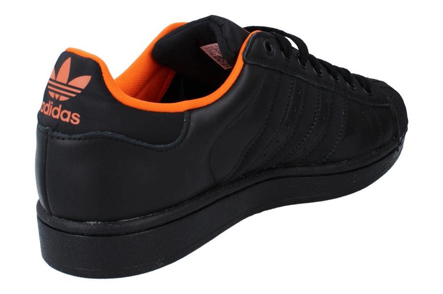 Adidas Originals Superstar Ii Mens Trainers  JS2834 - Black Black Orange JS2834 - Photo 2