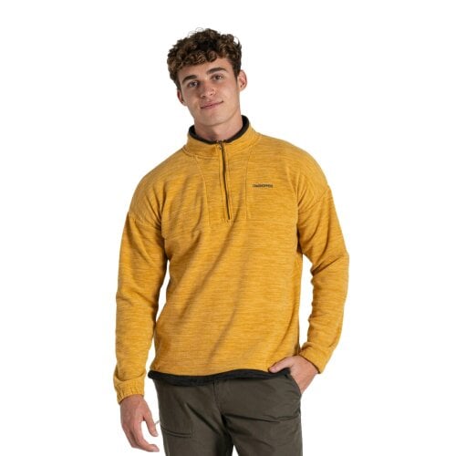 Craghoppers Mens Esk Quarter Zip Fleece Jacket - Warbler Yellow