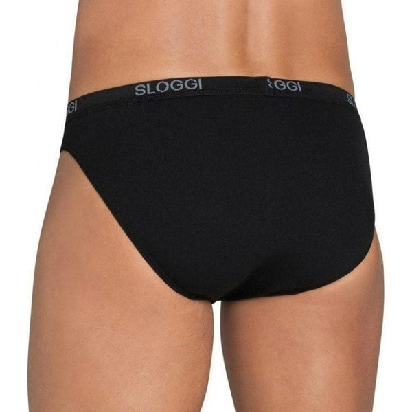 Sloggi Basic Men's Mini Brief, Black