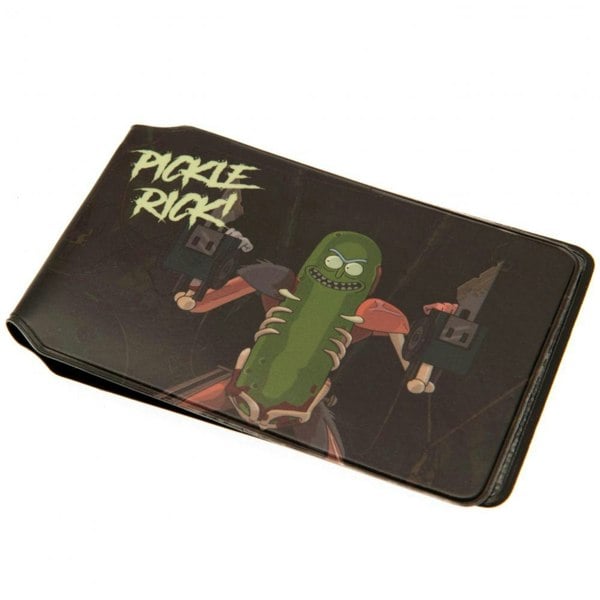 Rick And Morty Pickle Rick Card Holder - Black