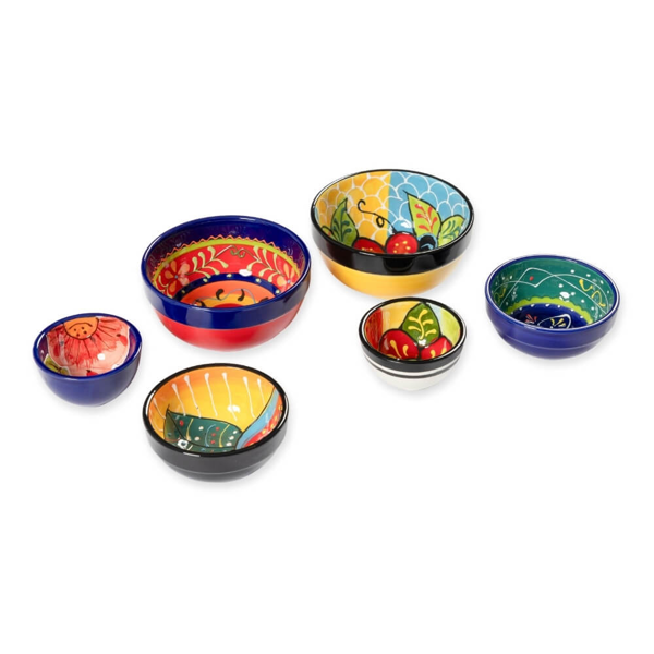 Verano Spanish Ceramics Classic Spanish -  Tapas Bowls Set of 6