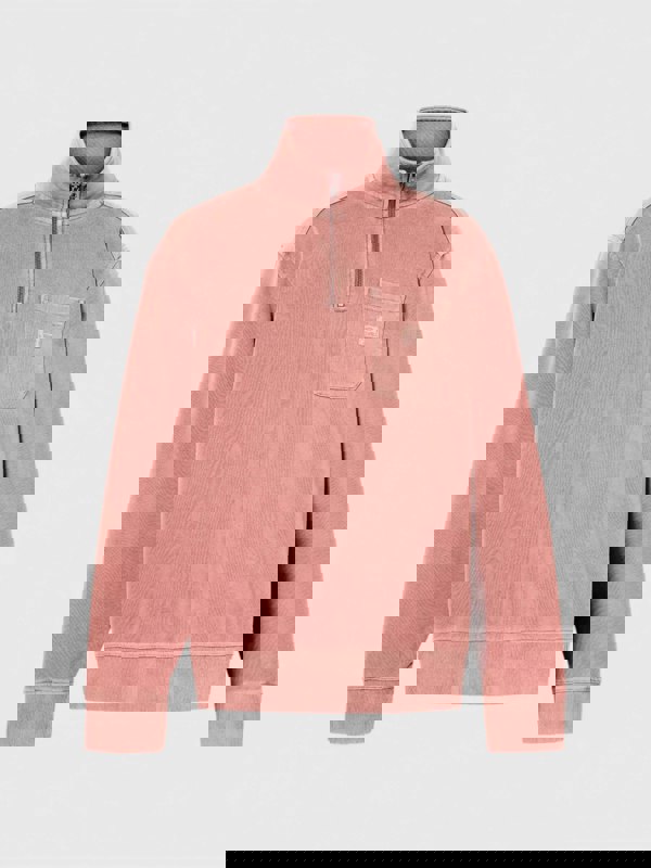 Timberland Quarter-Zip Fleece Hot Sauce