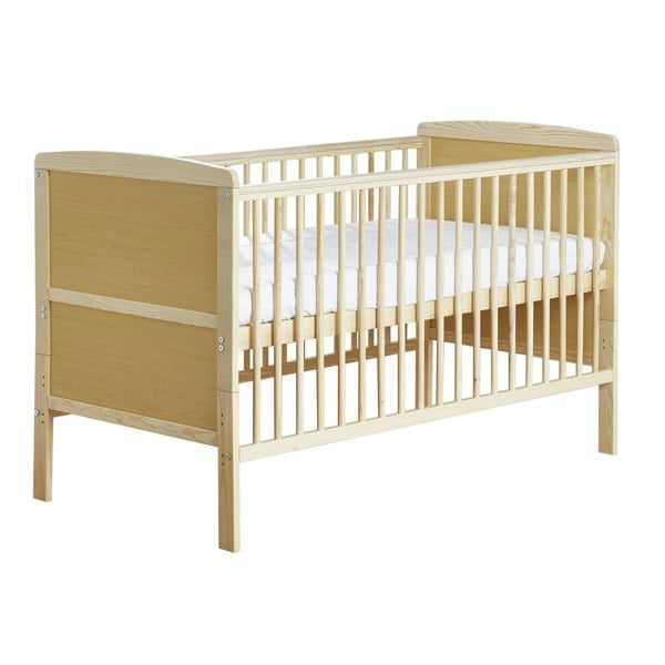 Kinder Valley Sydney Cotbed Natural with Pocket Sprung Mattress