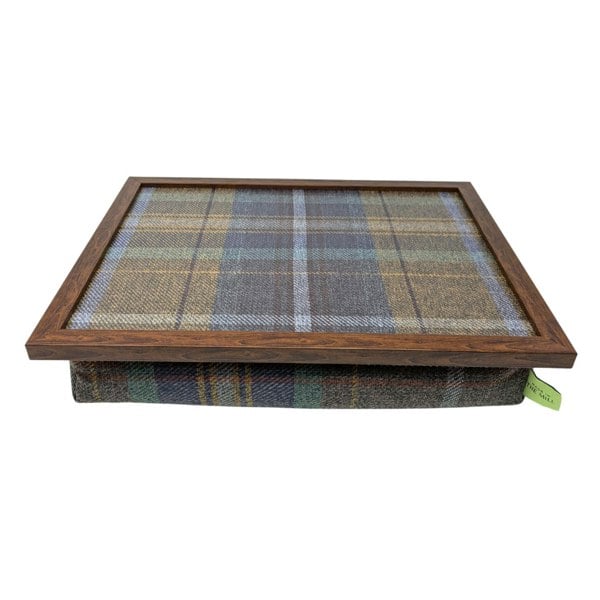 Luxury Bedlington Tweed Lap Tray With Bean Bag