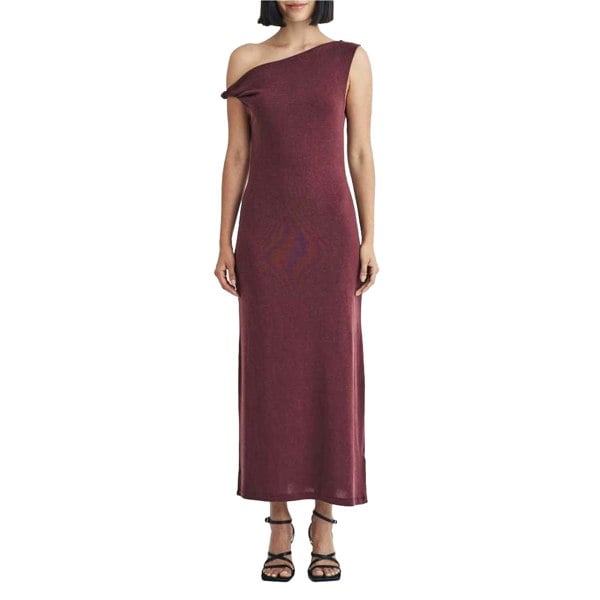 Nobody's Child Women's Andrea Off Shoulder Midi Dress - Purple