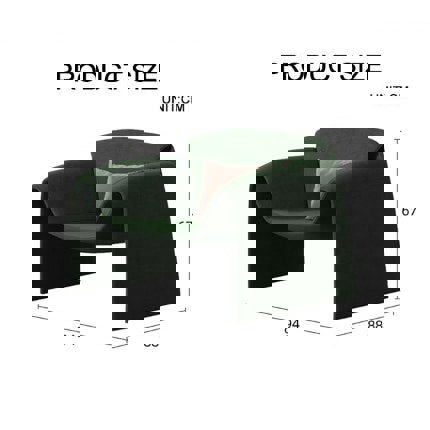 Ula Style Armchair, Boucle-Ritconcept-Rit Concept