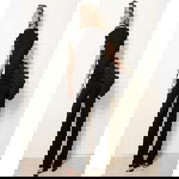 Blue Vanilla Soft Jersey Asymmetric Hem Set