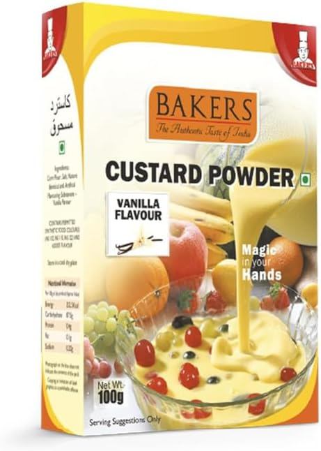Bakers Vanilla Custard Powder Smooth & Velvety - 100g