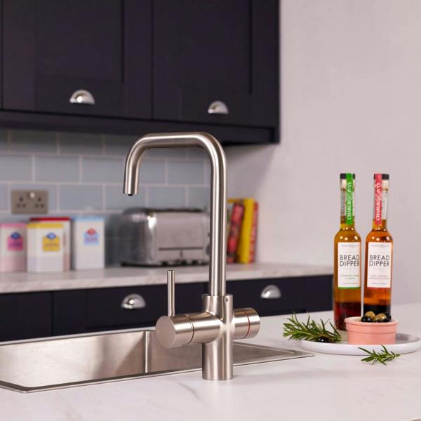 Impromta 3 in 1 Biometric Boiling Water Tap | Brushed Steel Finish