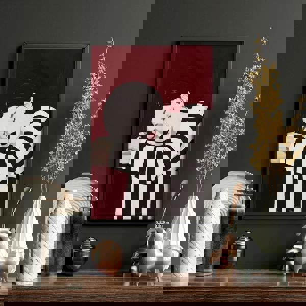 Gallery Walls Living Room | Set of 3 Boho Women Wall art Prints