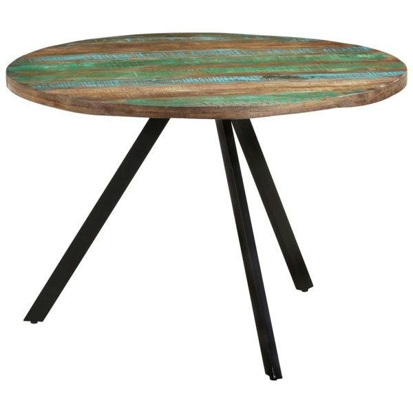 Berkfield Dining Table 110x75 cm Solid Wood Reclaimed