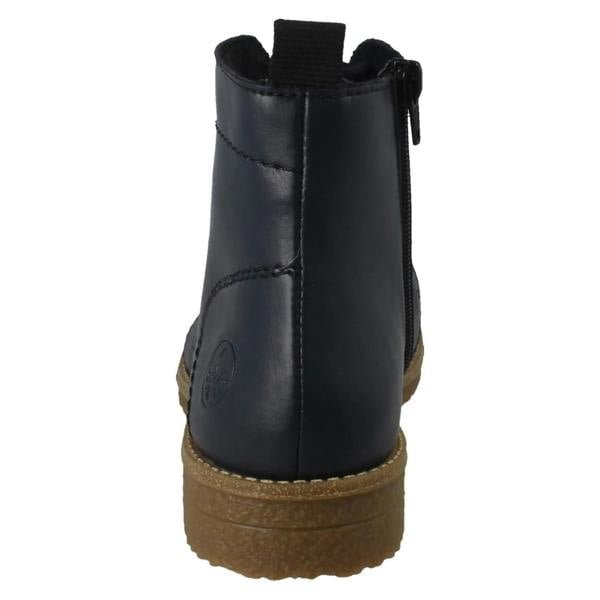 Rieker Ladies Fleece Lined Zip Fastening Ankle Boots 73500