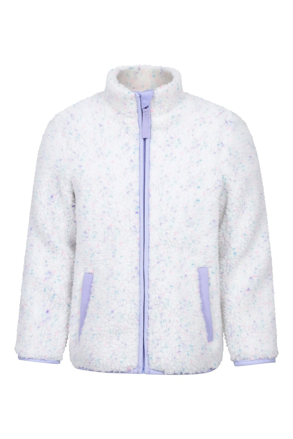 Mountain Warehouse Kids Confetti Fleece Jacket - Lilac