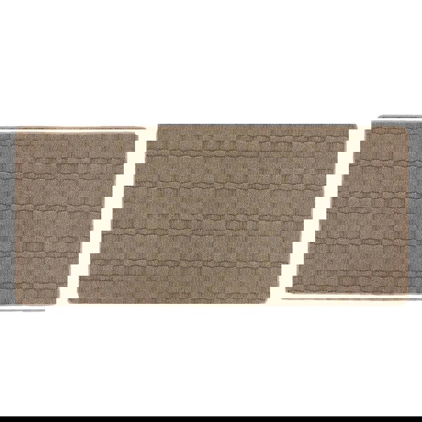 My Mat Sculptured Washable Basket Weave Mink