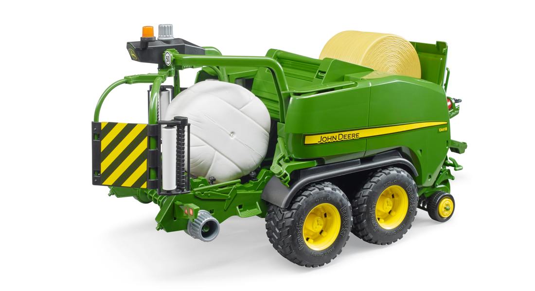 Bruder John Deere wrapping chamber baler C441R Detailed Vehicle & Playset Model