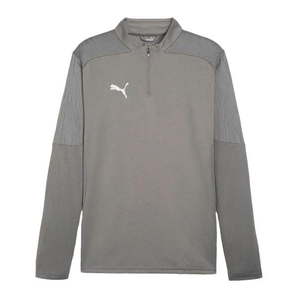 Puma Mens TeamFinal Quarter Zip Training Top - Grey