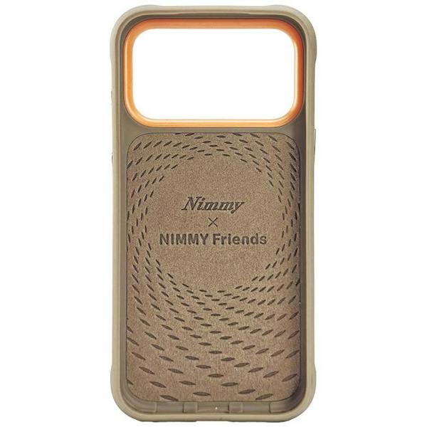 Nimmy Friends Nimmy Cool & Cute 2.0 Bear Case with MagSafe for iPhone 17 Pro 6.3" Brown Orange - N-KMLL-IP17-PRO-011-B