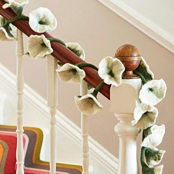 Paper High Felt Flower Garland