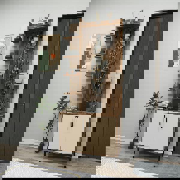 Destina Home Lefteris Hallway Coat Rack with Shelves