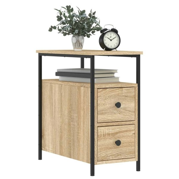 Berkfield Bedside Cabinets 2 pcs Sonoma Oak 30x60x60 cm Engineered Wood