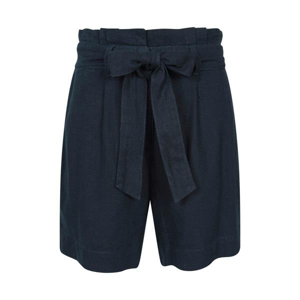 Mountain Warehouse Womens/Ladies Oatley Linen Blend Shorts - Navy - 