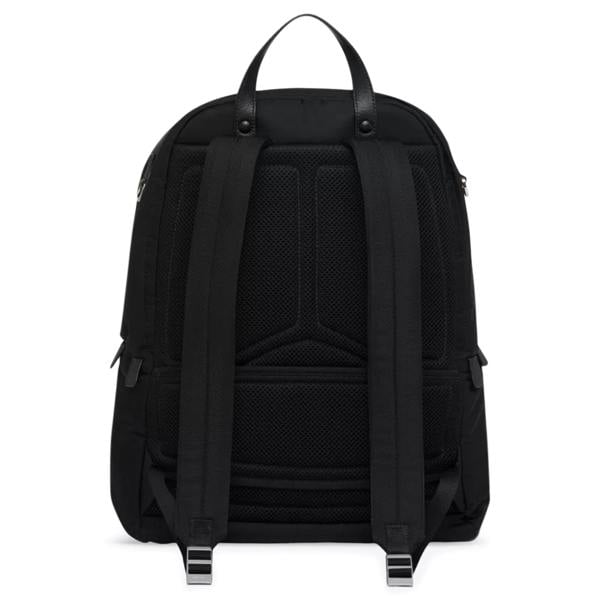 Prada Triangle Logo Re-Nylon & Leather Backpack Black - chancefashionco