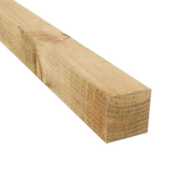 Snowdon Timber Treated 2x2" Timber Post (T) 47mm (W) 50mm (H) 2.4m