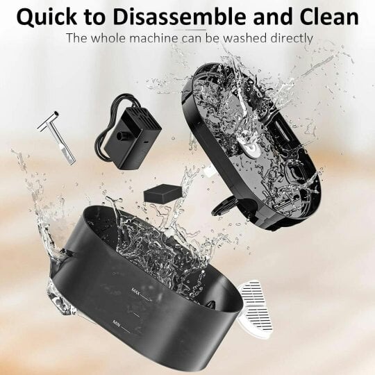 Havendro Pet Water Fountain 2.2L Automatic Dog Drinking Fountain Filtered Cat Water Bowl