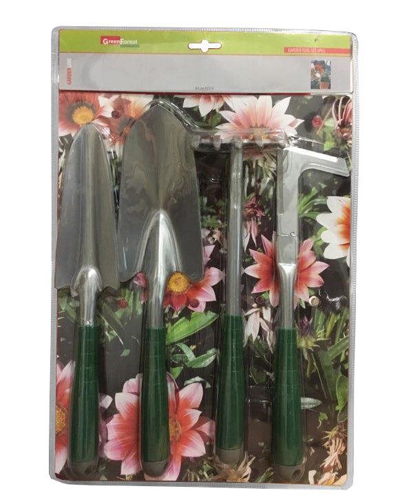 GS International Green Forest Garden Mini Tool Set - 4 Pack