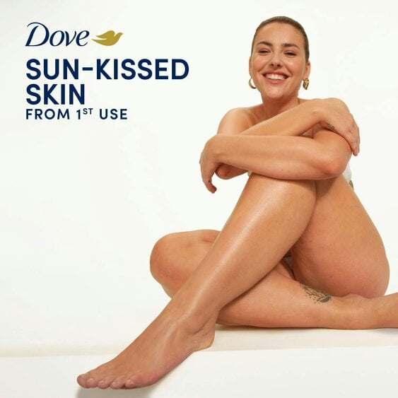 Dove Visible Glow Self-Tan Lotion Nourishing Care For Light to Medium Skin 400ml